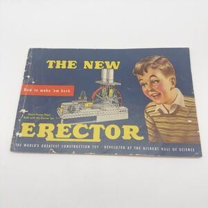 Gilbert Erector Set 1948 Instruction Manual Vintage Mid 20th‎ Century